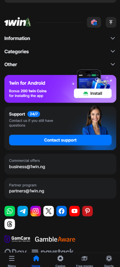 1Win App Nigeria: How to Download on iOS and Android