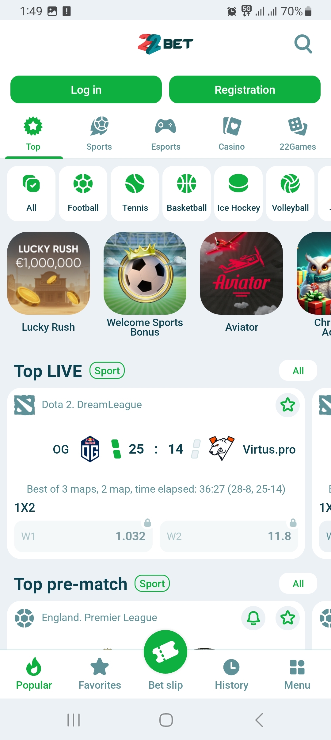 22Bet App Nigeria: Steps to Download on iOS and Android