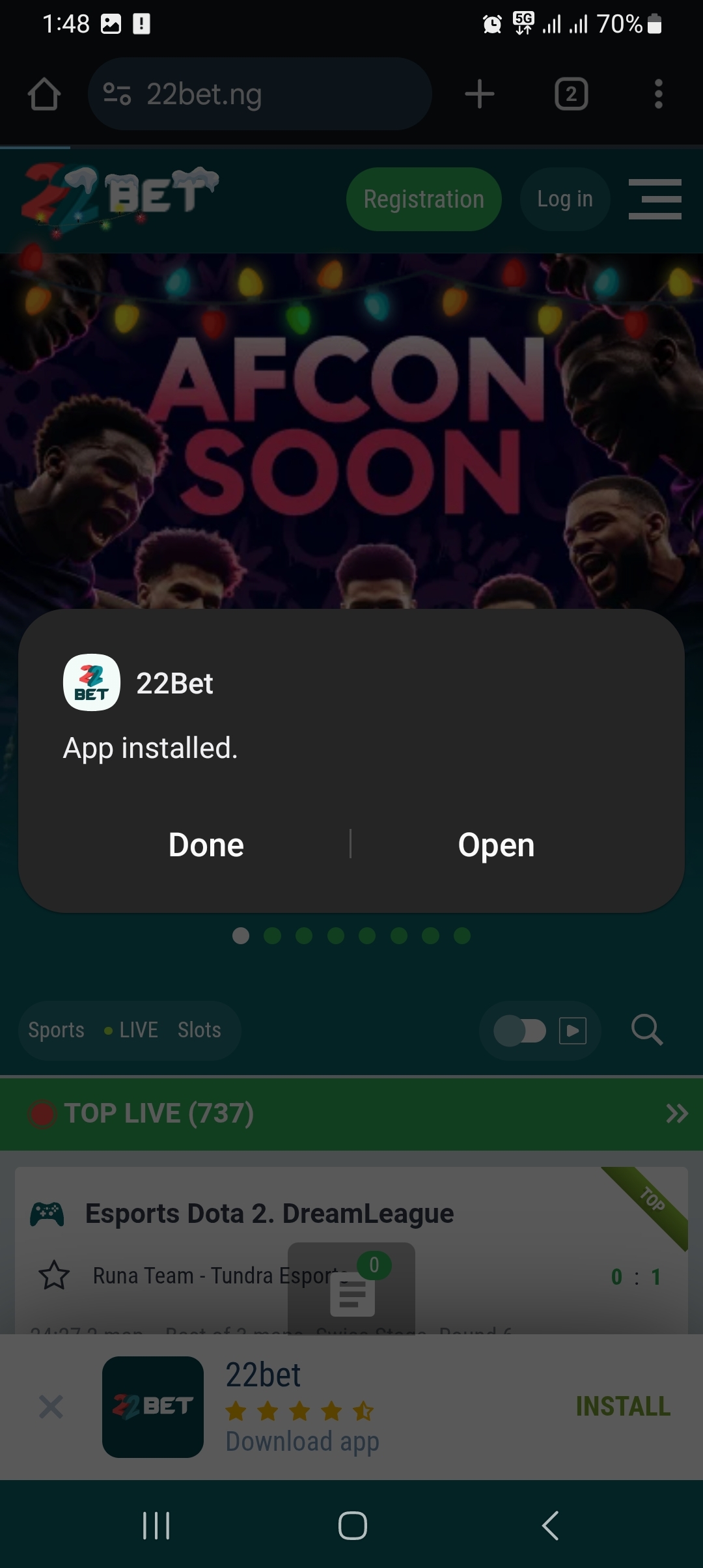 22Bet App Nigeria: Steps to Download on iOS and Android