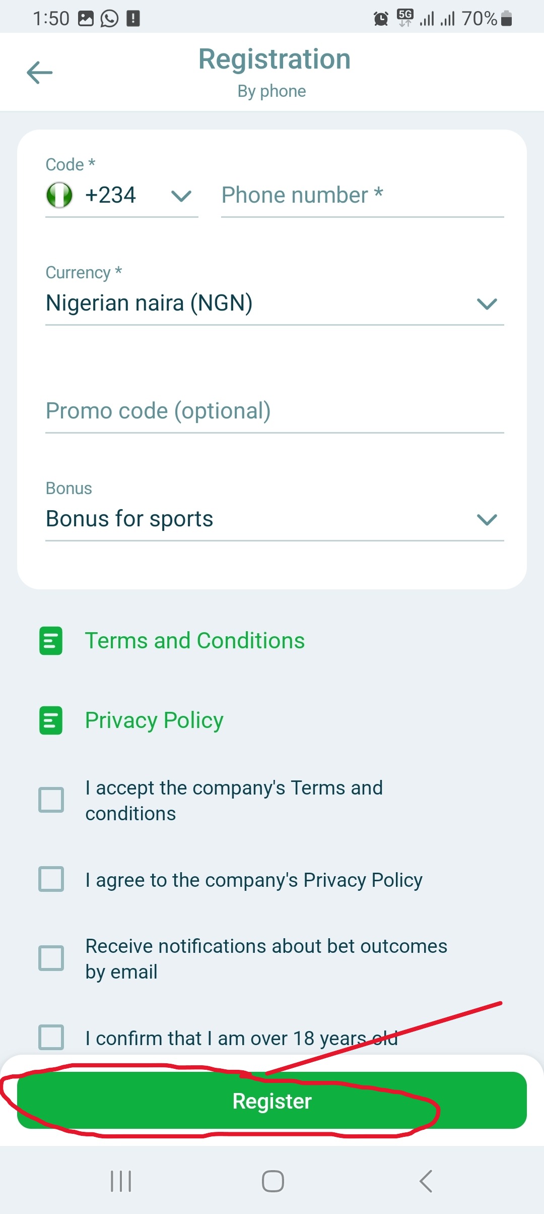 22Bet App Nigeria: Steps to Download on iOS and Android