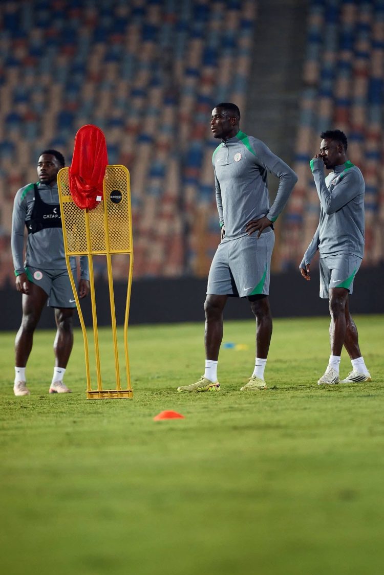 Super Eagles in training