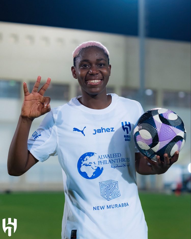 Nigeria and Al Hilal star Asisat Oshoala