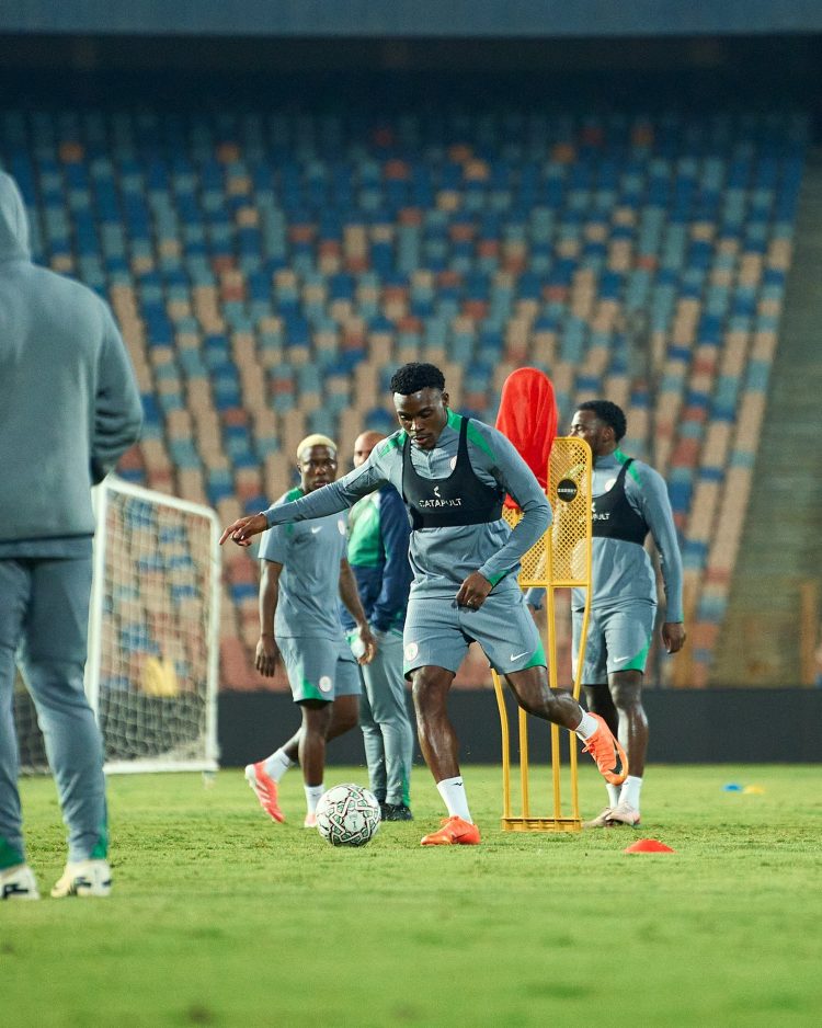 Super Eagles in training