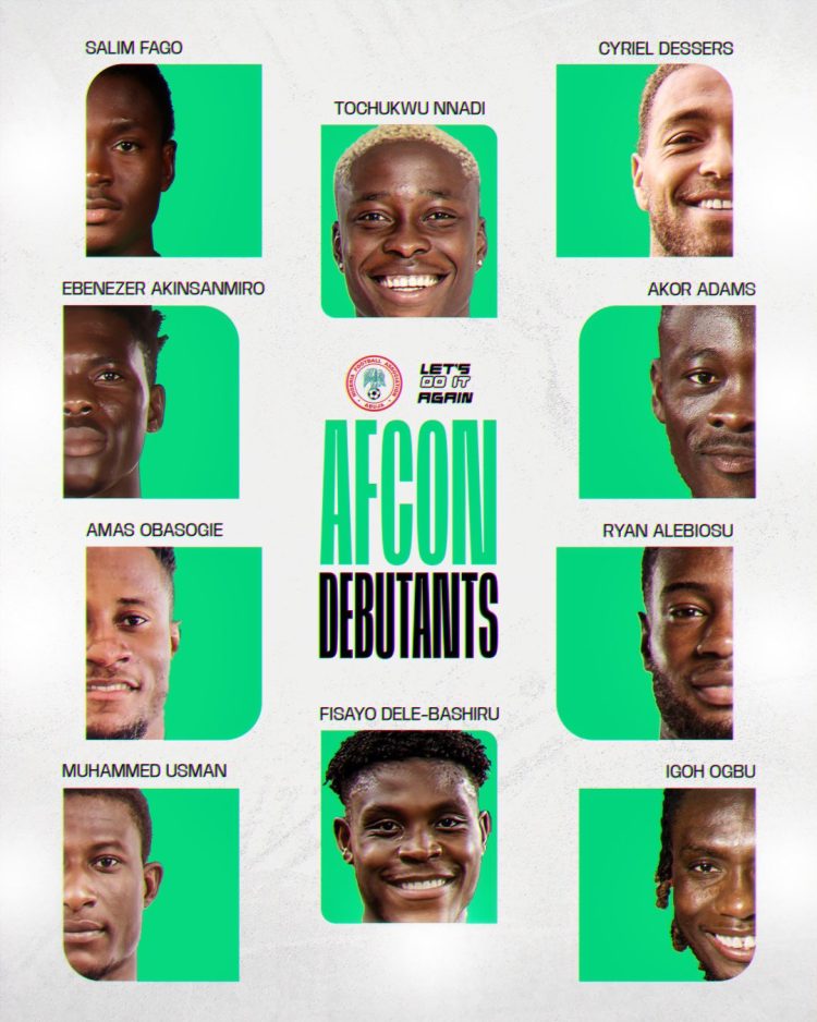 Nigeria's AFCON debutants