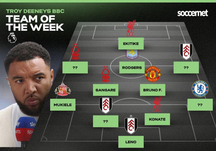 Super Eagles star joins Bruno Fernandes, Ekitike and others in Troy Deeney’s BBC TOTW