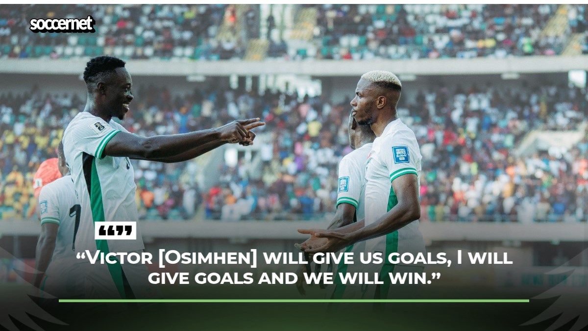 AFCON 2025: Akor Adams backs teamwork, hails Osimhen as key man for Super Eagles