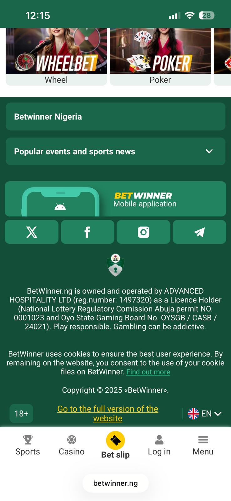Betwinner App Nigeria: How to Download on iOS and Android