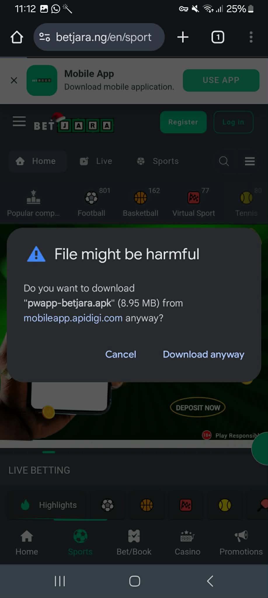BetJara App Download Guide for Android and iOS in Nigeria