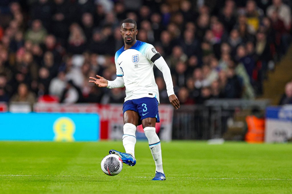 Fikayo Tomori during the Euro 2024 qualifier match between England and Malta at Wembley Stadium