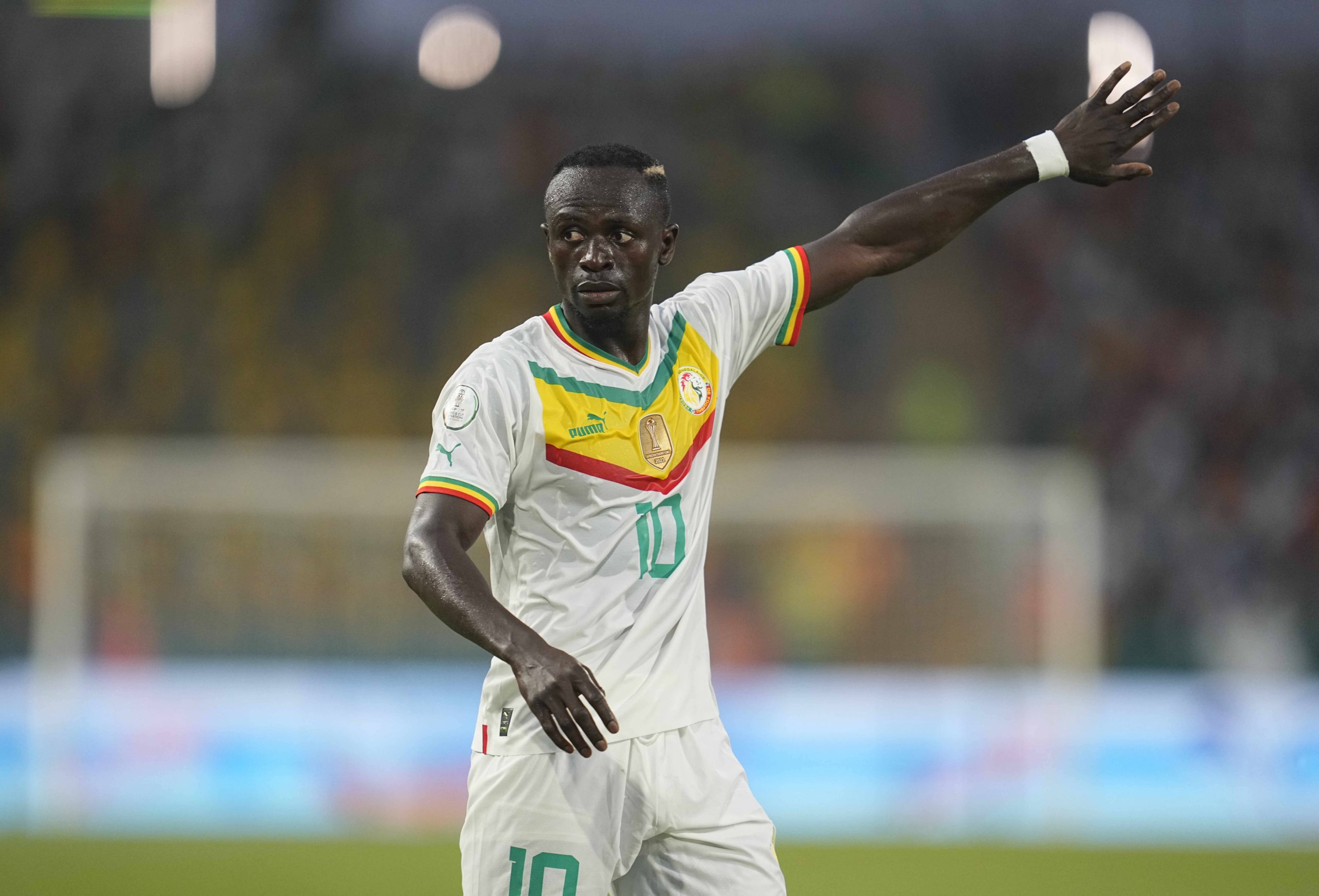 Sadio Mane Senegal during a African Cup of Nations Group C game, Senegal vs Cameroon