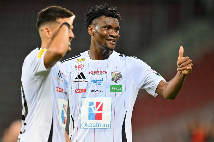 Nigeria and Wolfsberger AC star Chibuike Nwaiwu 