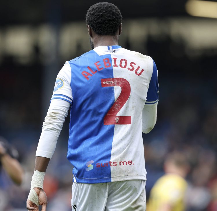 Blackburn Rovers defender Ryan Alebiosu