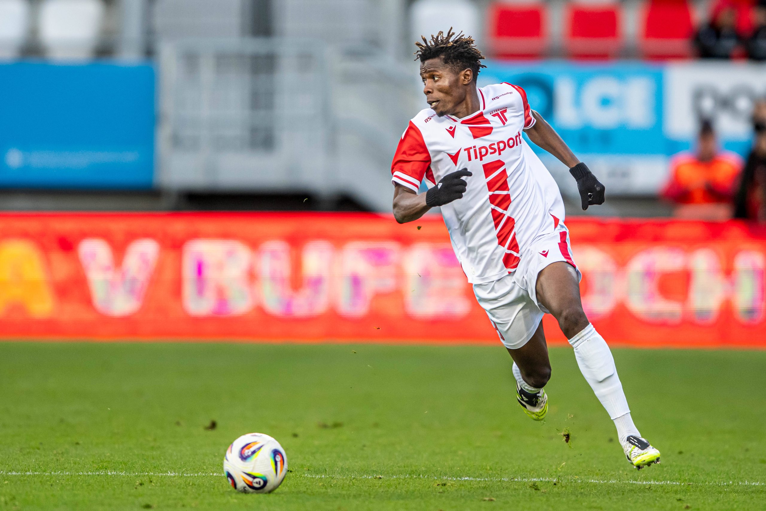 Adam Yakubu in action for AS Trencin