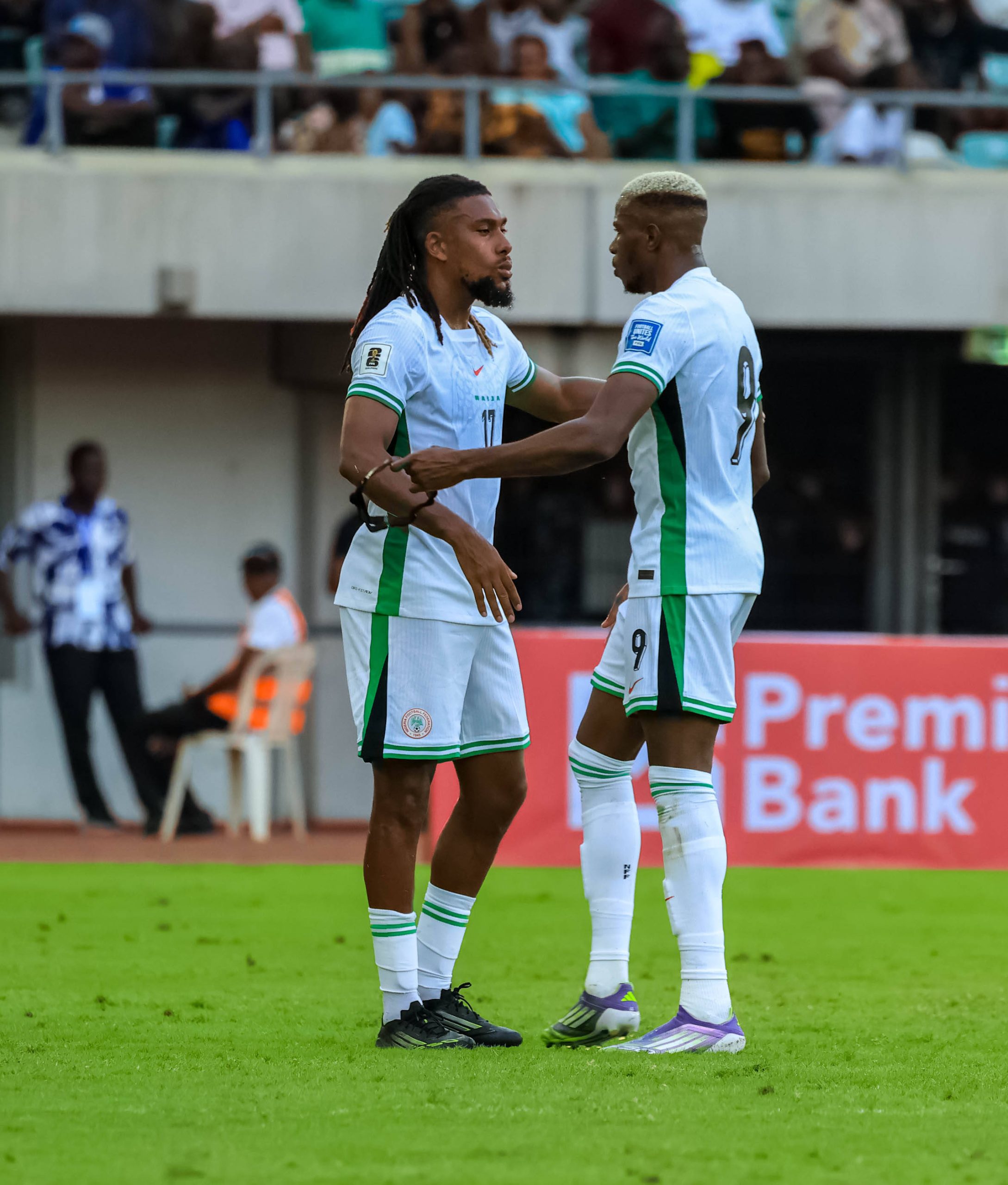 Super Eagles: Victor Osimhen and Alex Iwobi 