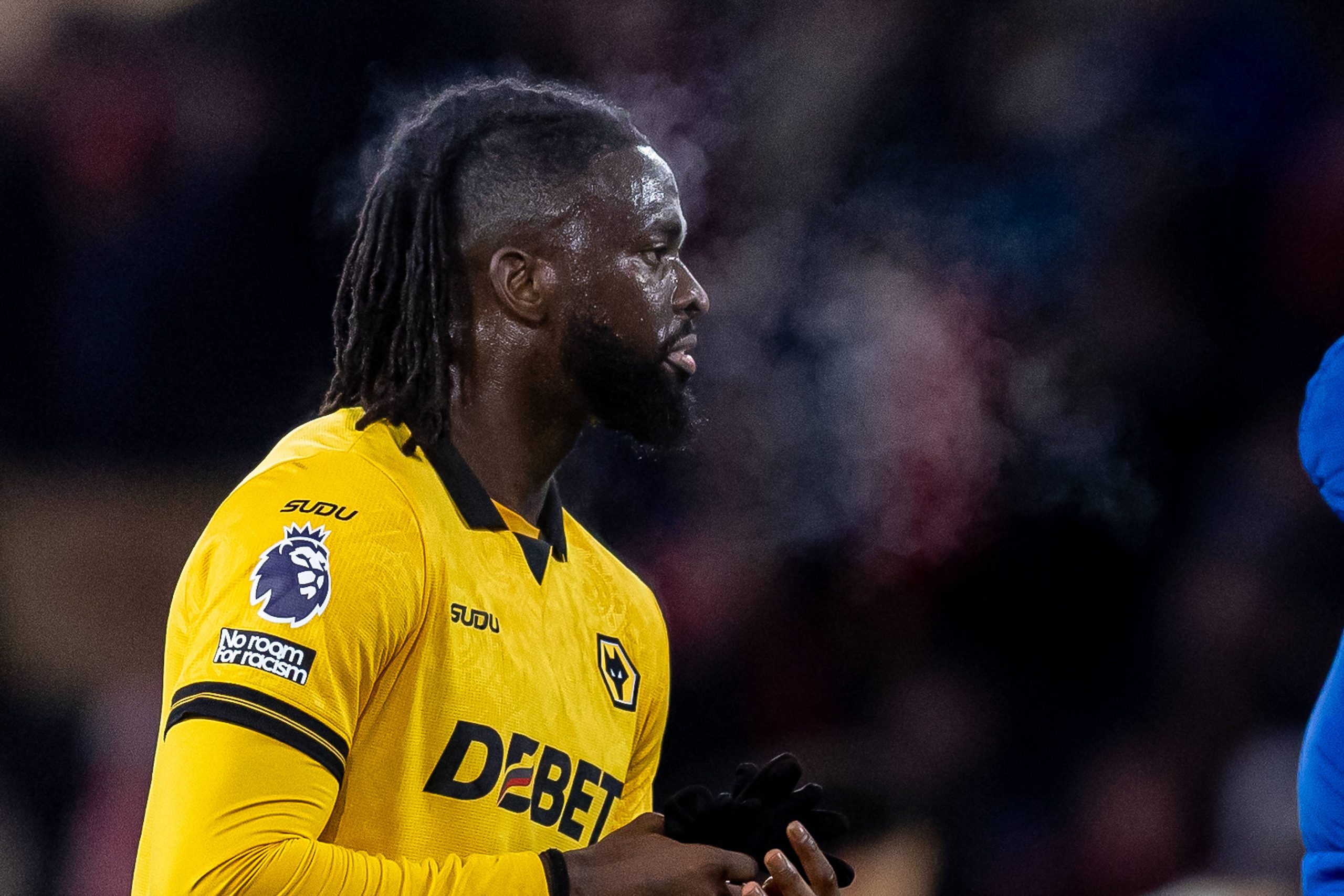 Wolverhampton Wanderers forward Tolu Arokodare after the Premier League match between Wolverhampton Wanderers and Nottingham Forest.