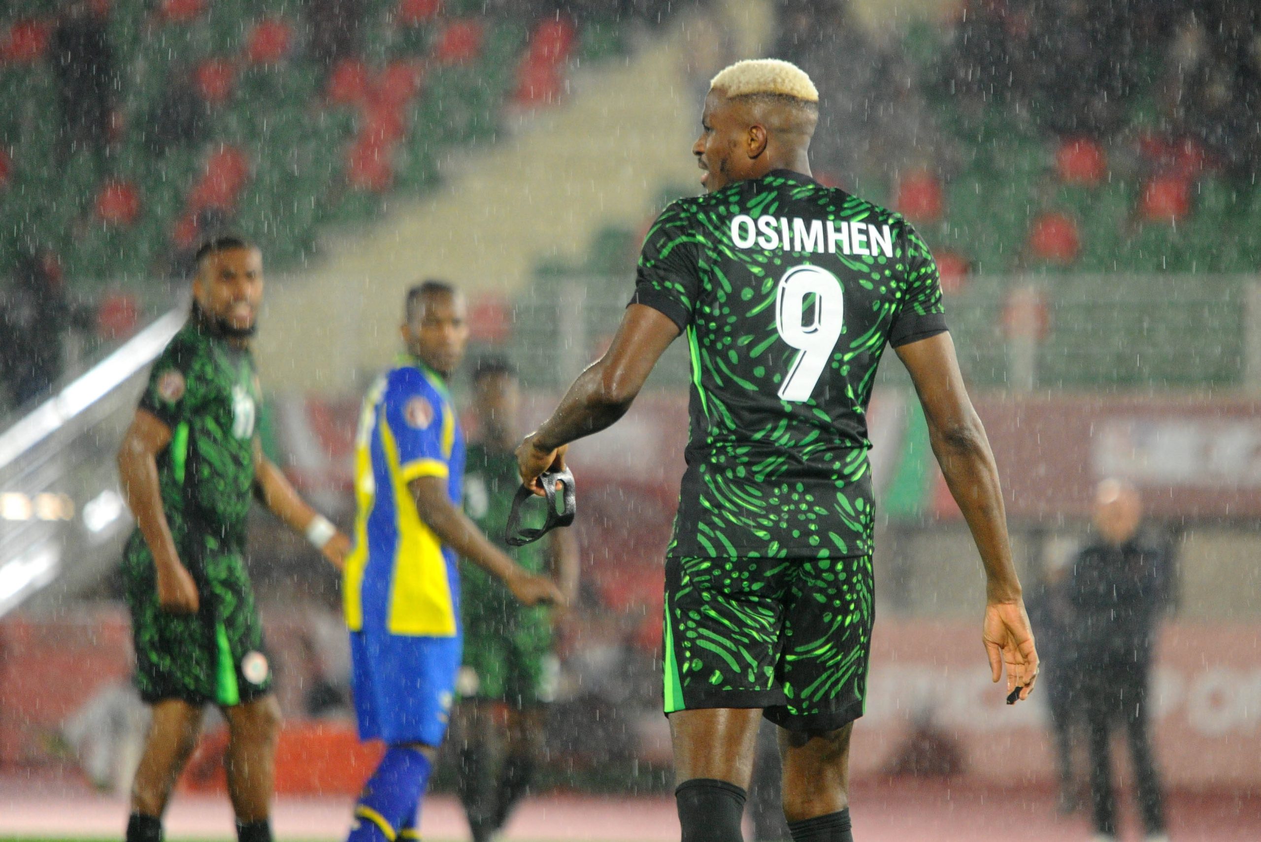 Victor Osimhen of Nigeria during the Africa Cup of Nations AFCON match between Nigeria and Tanzania