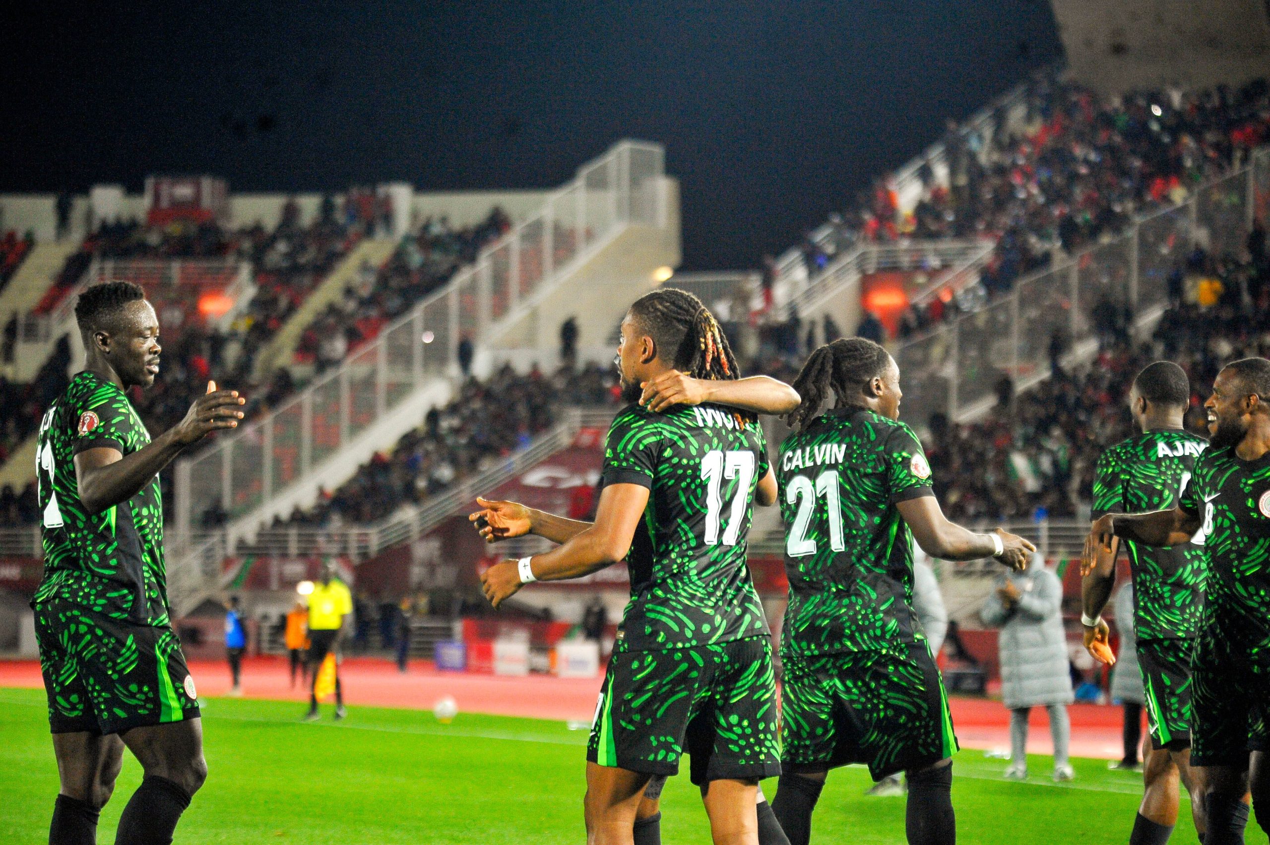 Akor Adams, Alex Iwobi, Calvin Bassey and Frank Onyeka