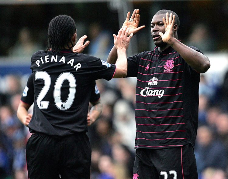 Everton icons: Steven Pienaar and Yakubu Aiyegbeni 