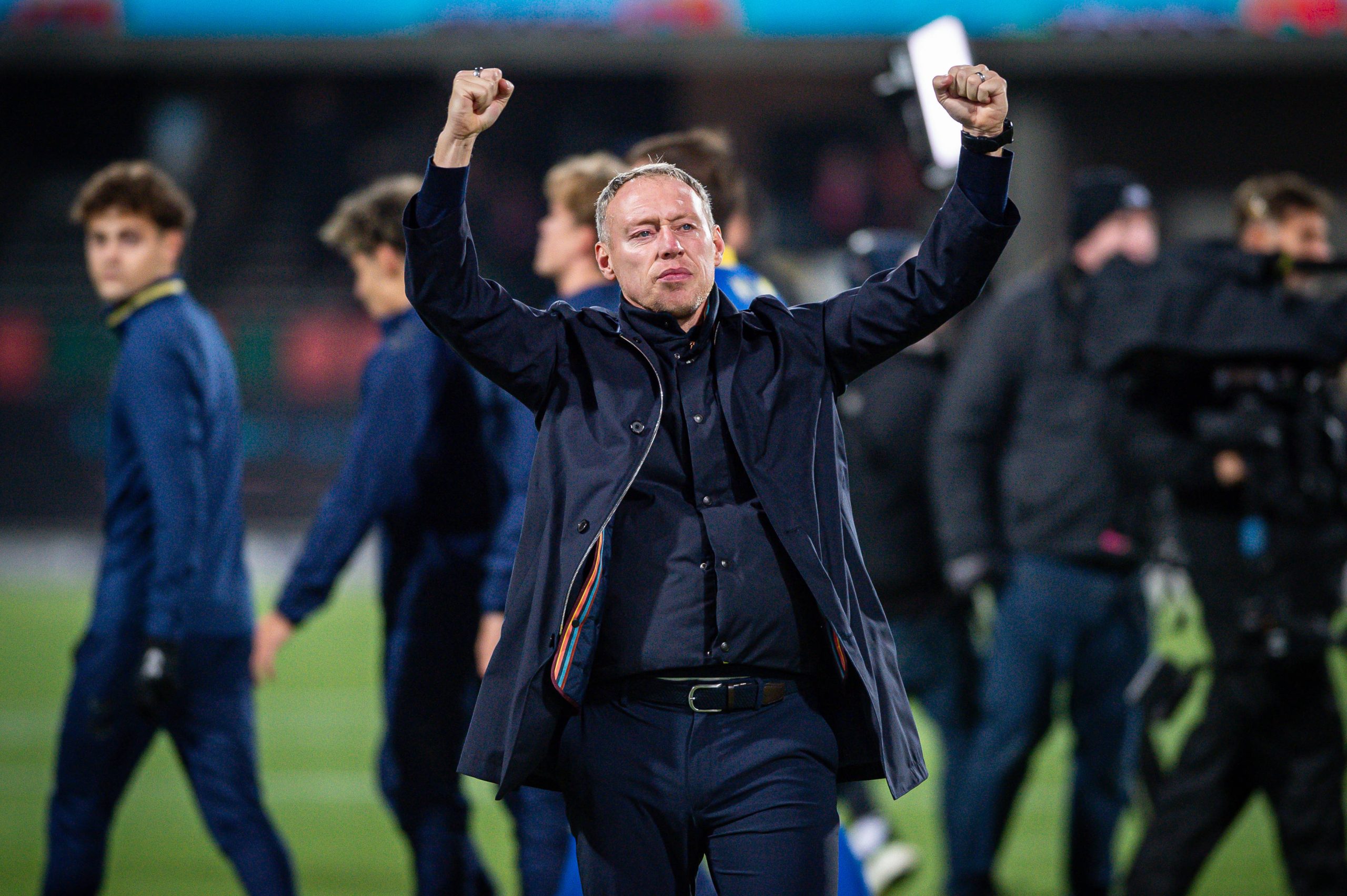 Steve Cooper of Brondby IF after the Superliga match between Silkeborg IF and Broendby IF