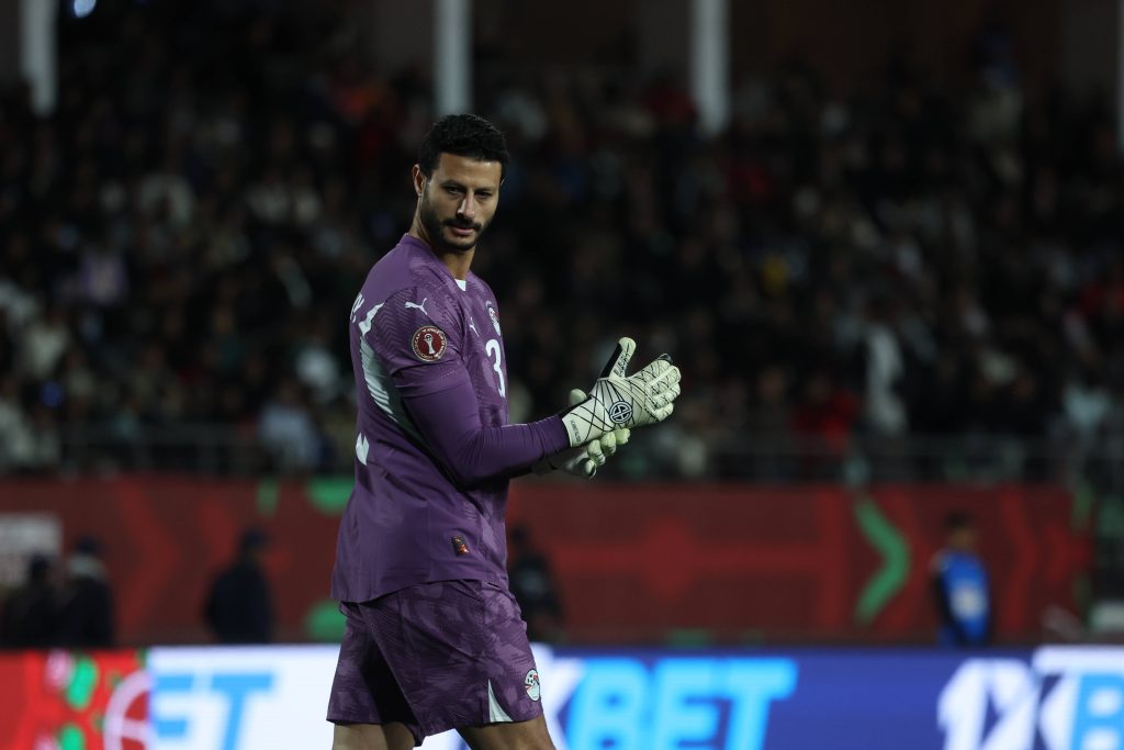 Mohamed El Shenawy of Egypt national team, during the Africa Cup of Nations CAN group B football match between Egypt national team and Zimbabwe 