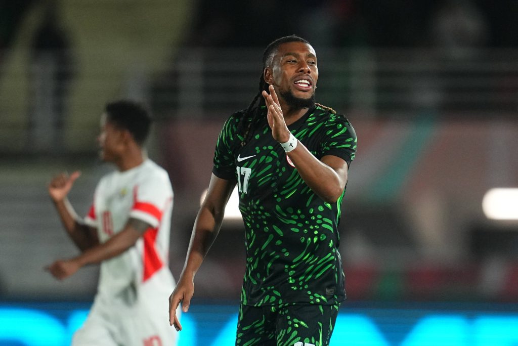 Alexander Chuka Iwobi looks on during the Africa Cup Of Nations match between Mozambique and Nigeria 