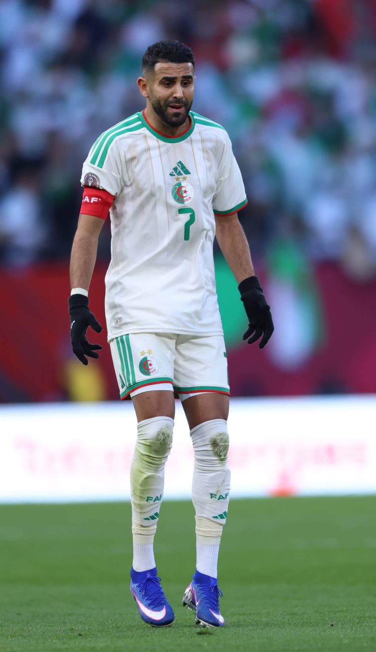 Algeria captain Riyad Mahrez 