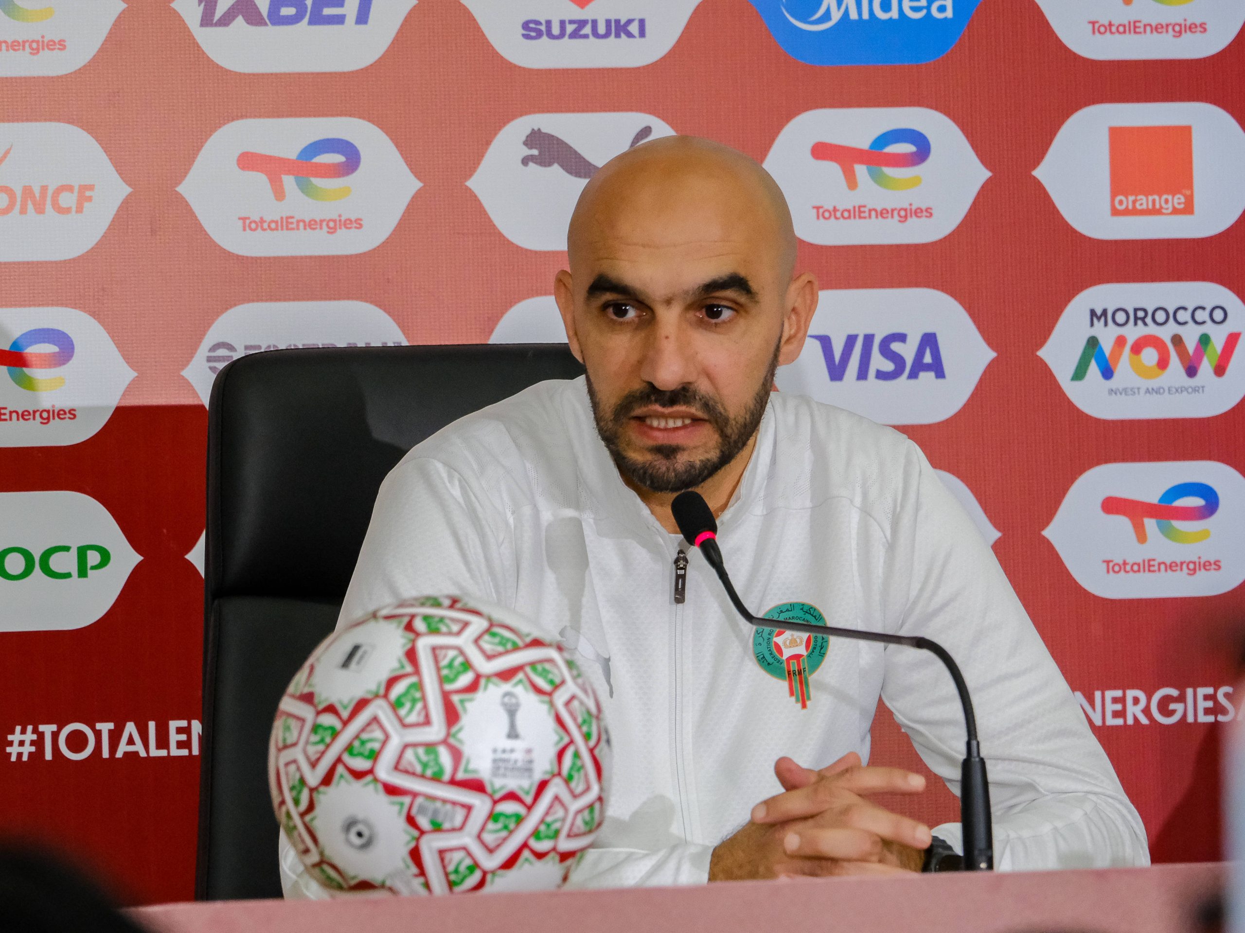 Morocco head coach Walid Regragui