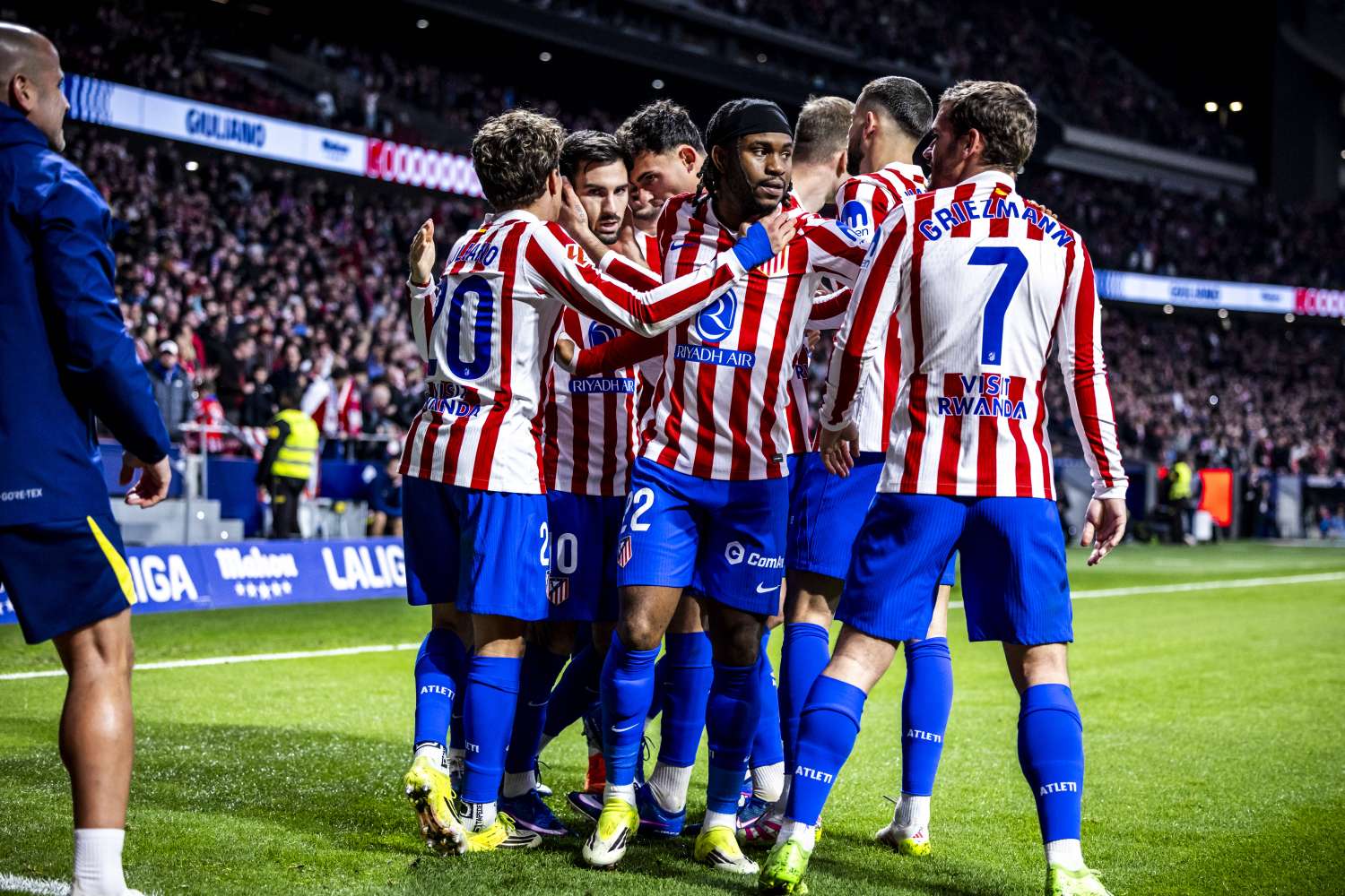 Watch: Diego Simeone’s bromance with Ademola Lookman after Atletico Madrid beat Brugge