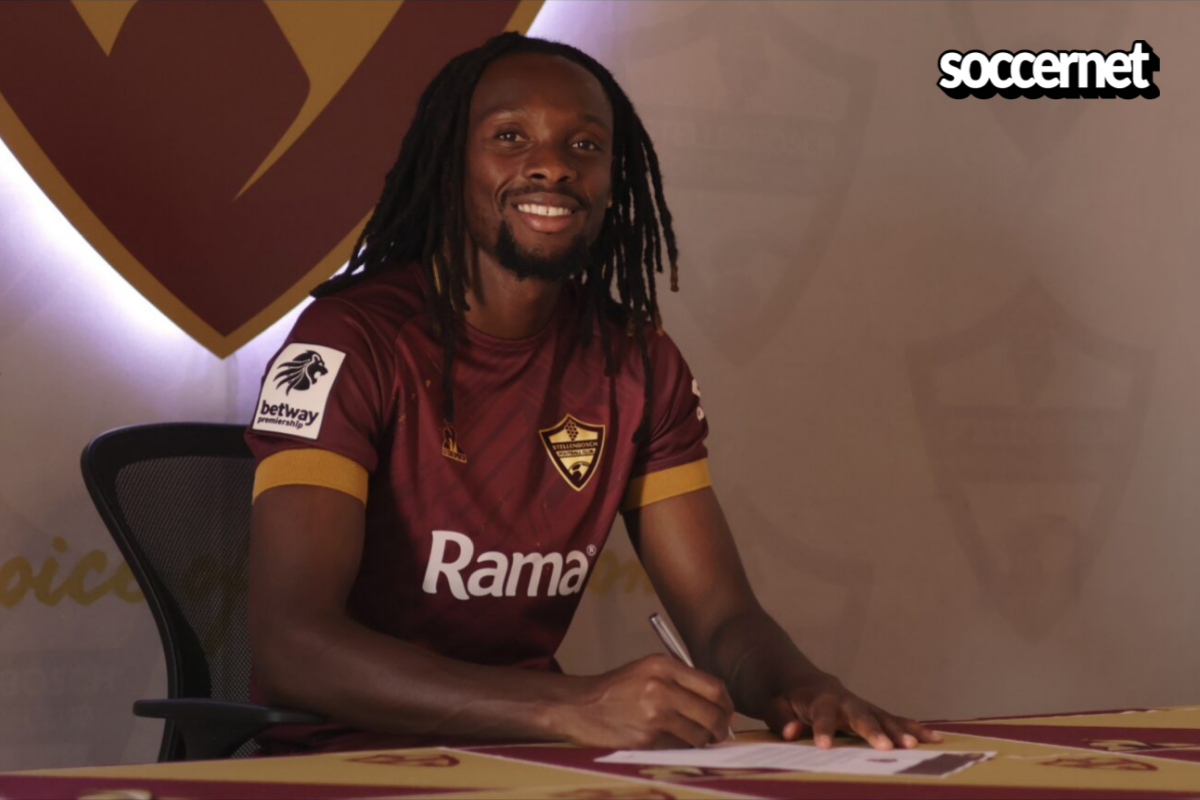 Revealed: Why Olisa Ndah won’t make his Stellenbosch debut against the Golden Arrows