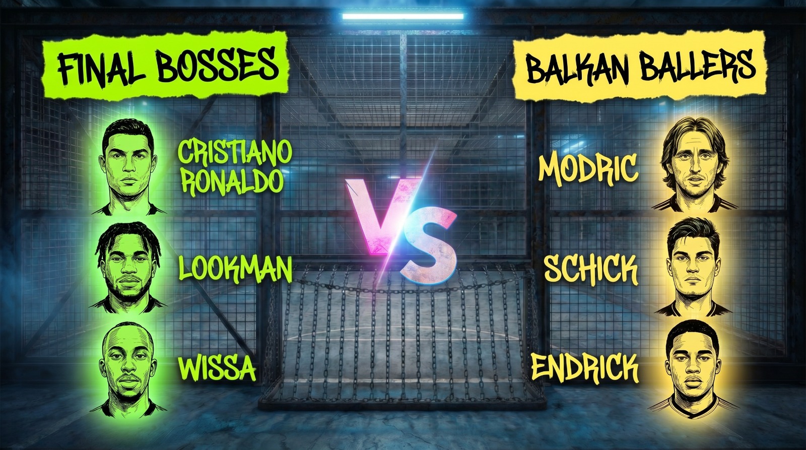 Lookman and Ronaldo’s Final Bosses face Modrić and Balkan Ballers in Cage 2026 Matchday seven