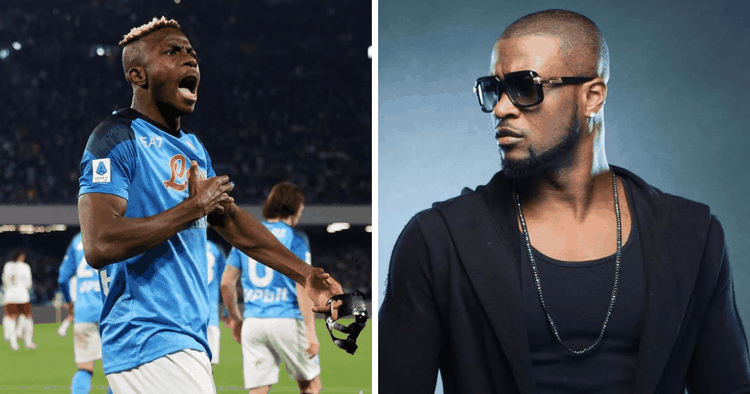Real recognize real: Napoli forward Osimhen links up with Psquare