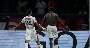 Moffi’s teammate unhappy with Super Eagles striker’s conduct in Nice’s win against PSG