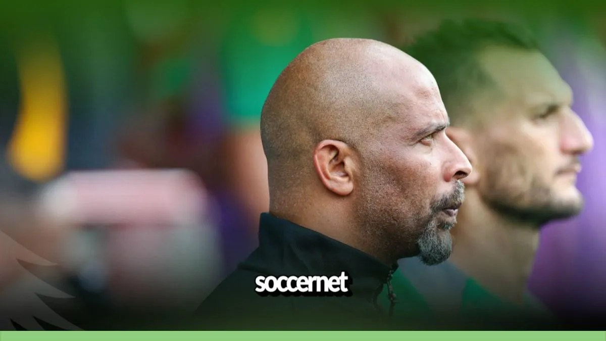 Eric Chelle during Super Eagles clash against Jamaica