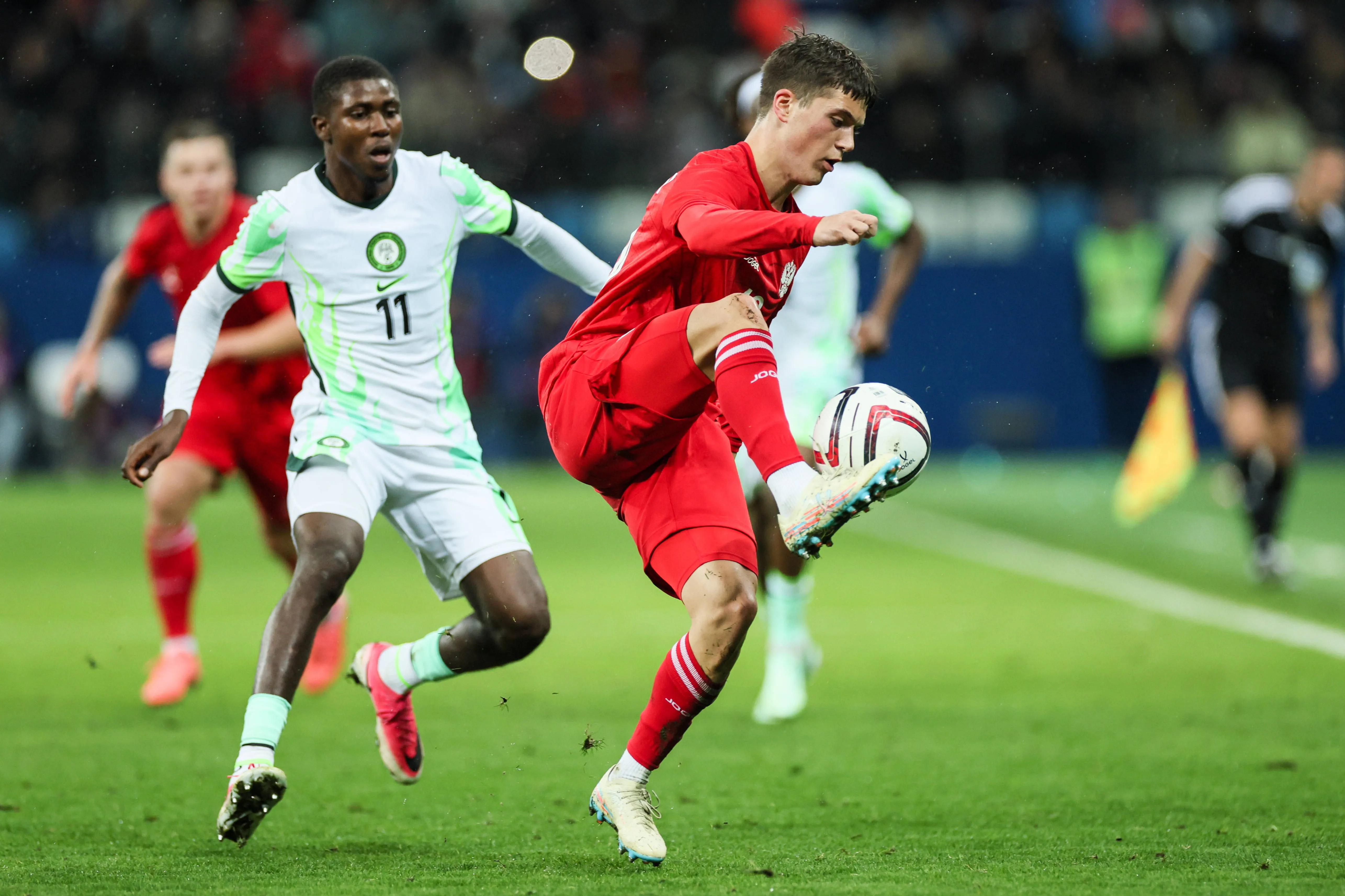 Nigeria's Abdullahi Umar and Russia's Kirill Glebov