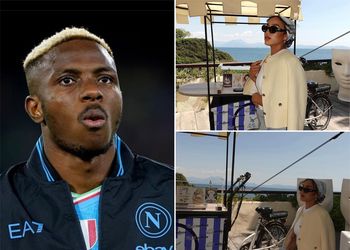 Victor Osimhen: Trendy Napoli forward rocks million-naira jacket
