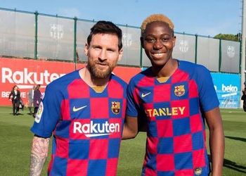 Oshoala returns to training with Barcelona after WAFCON disappointment