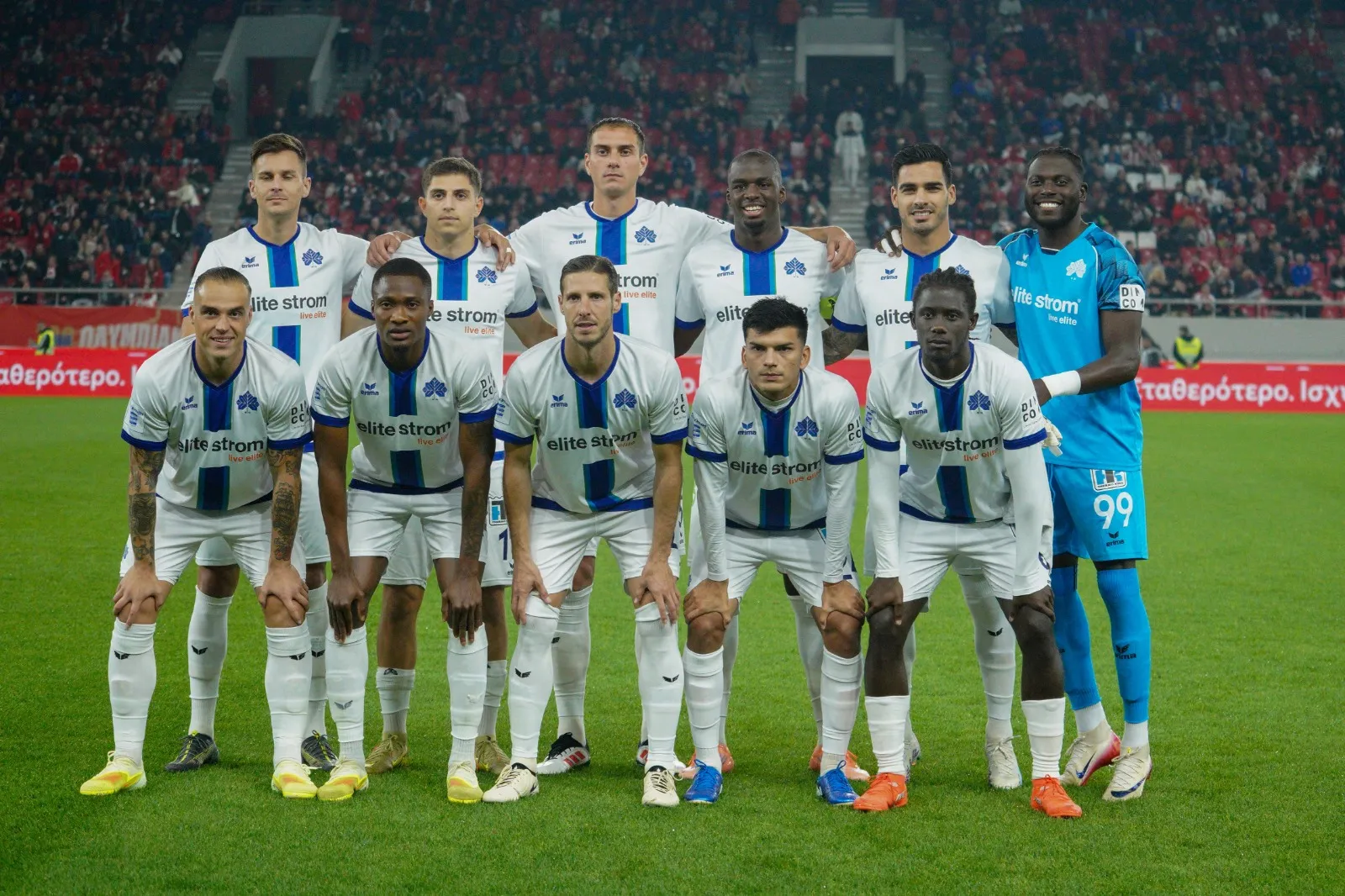 Timipere Eboh with Kifisia teammates