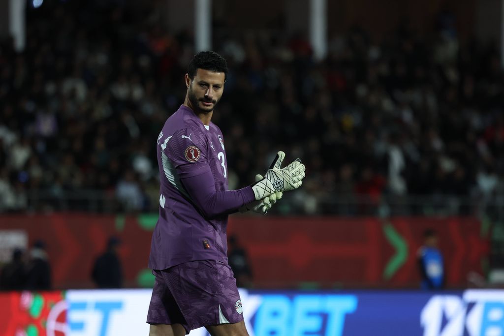 Mohamed El Shenawy of Egypt national team, during the Africa Cup of Nations CAN group B football match between Egypt national team and Zimbabwe