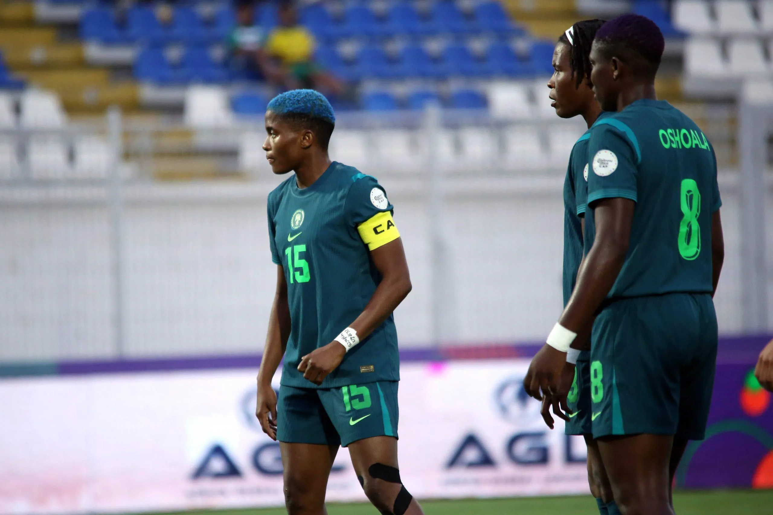 Rasheedat Ajibade, Super Falcons of Nigeria during WAFCON clash between Botswana and Nigeria
