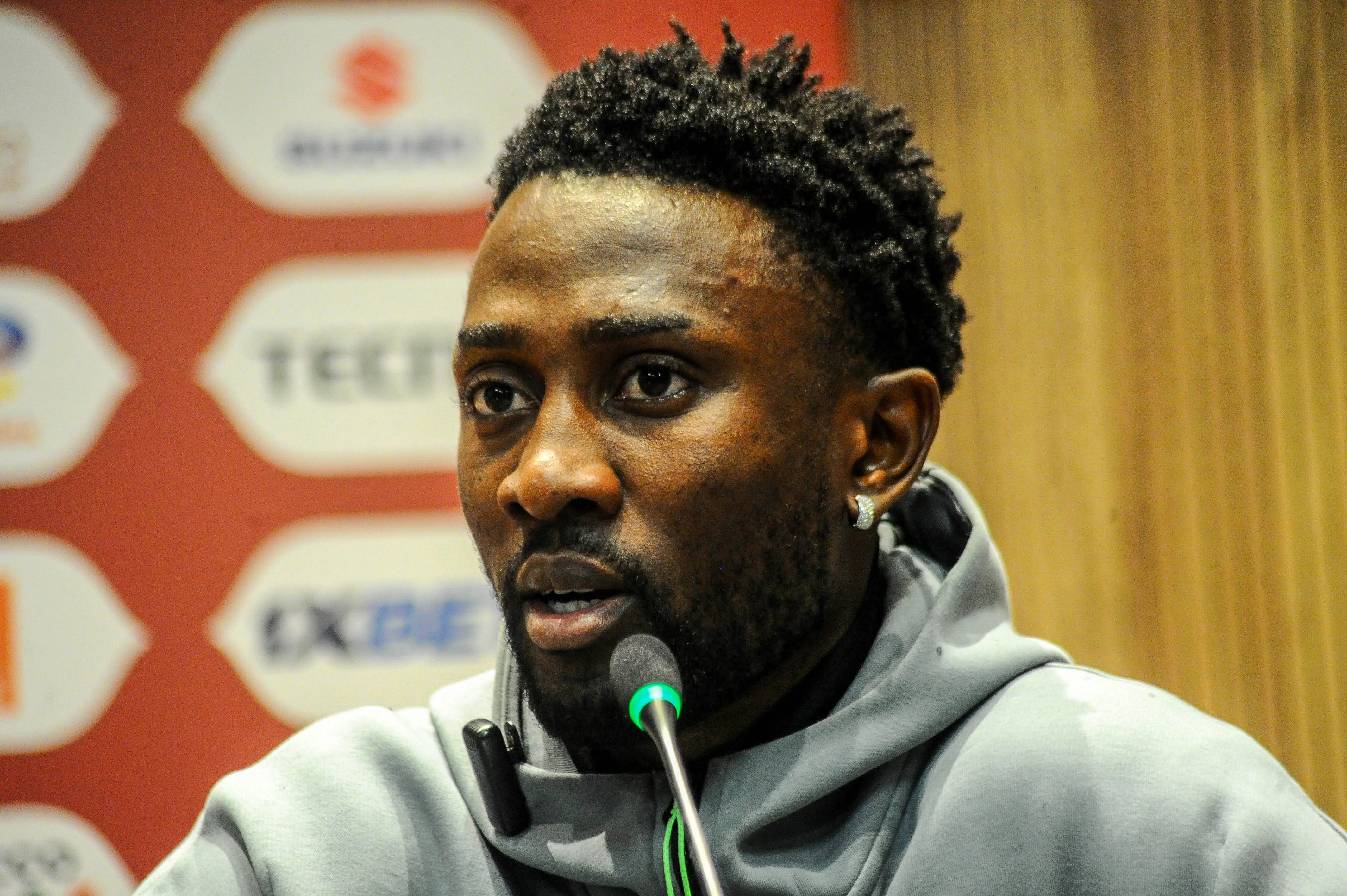 Wilfred Ndidi of Nigeria Super Eagles during the Africa Cup of Nations AFCON Pre-Match Day at the press conference