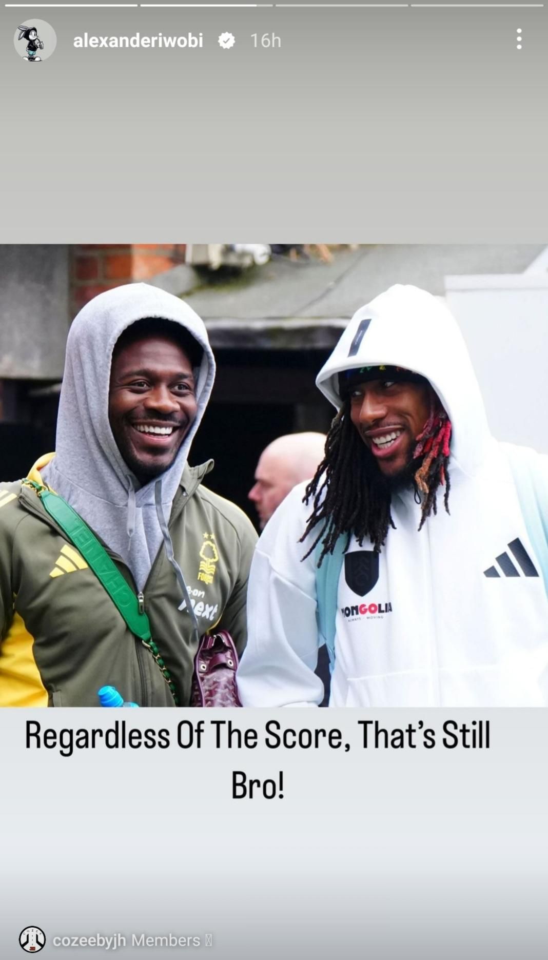 Alex Iwobi (Photo credit: Instagram)