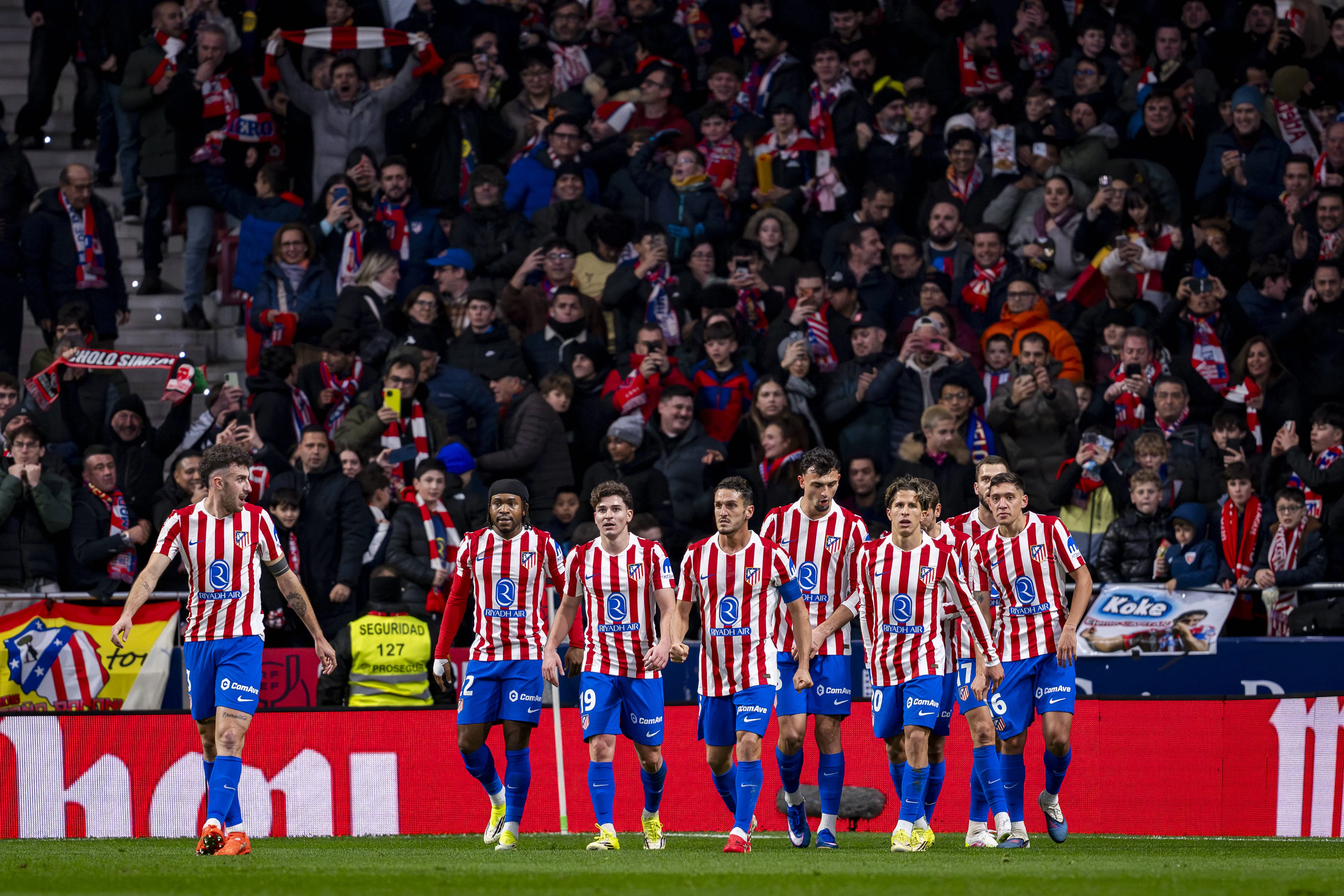 Matteo Ruggeri, Ademola Lookman, Julian Alvarez and other Atletico Madrid players