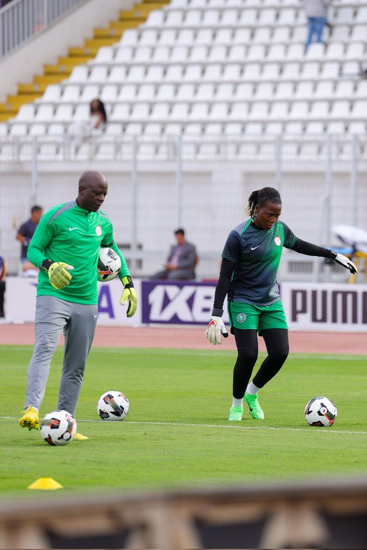 Super Falcons goalkeeper Chiamaka Nnadozie 