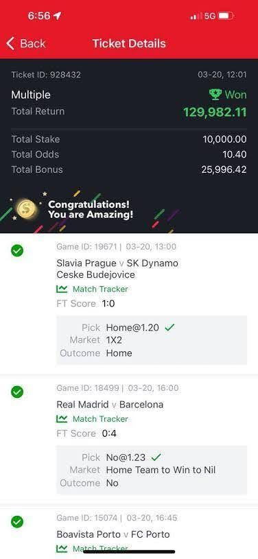 home team to win to nil bet examples on sportybet