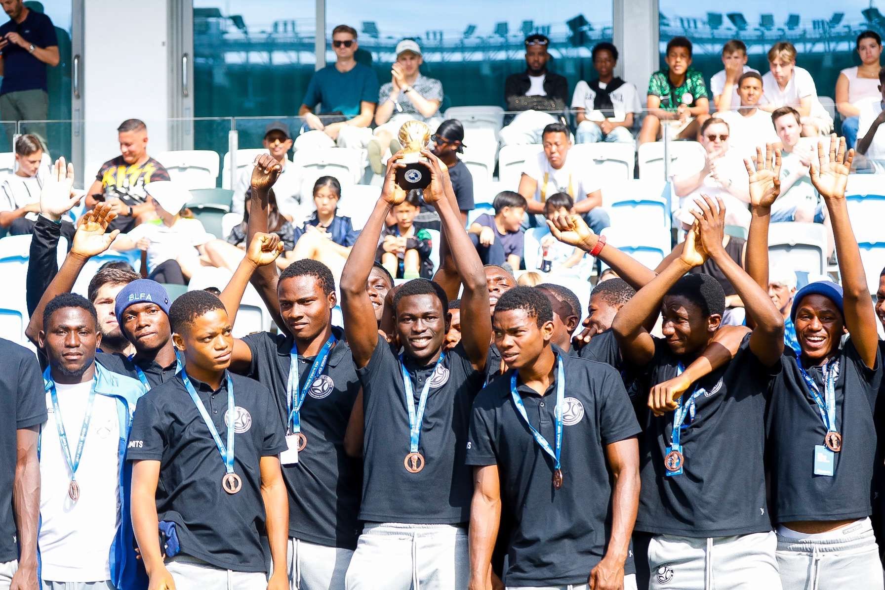 Beyond Limits celebrate their Gothia Cup triumph