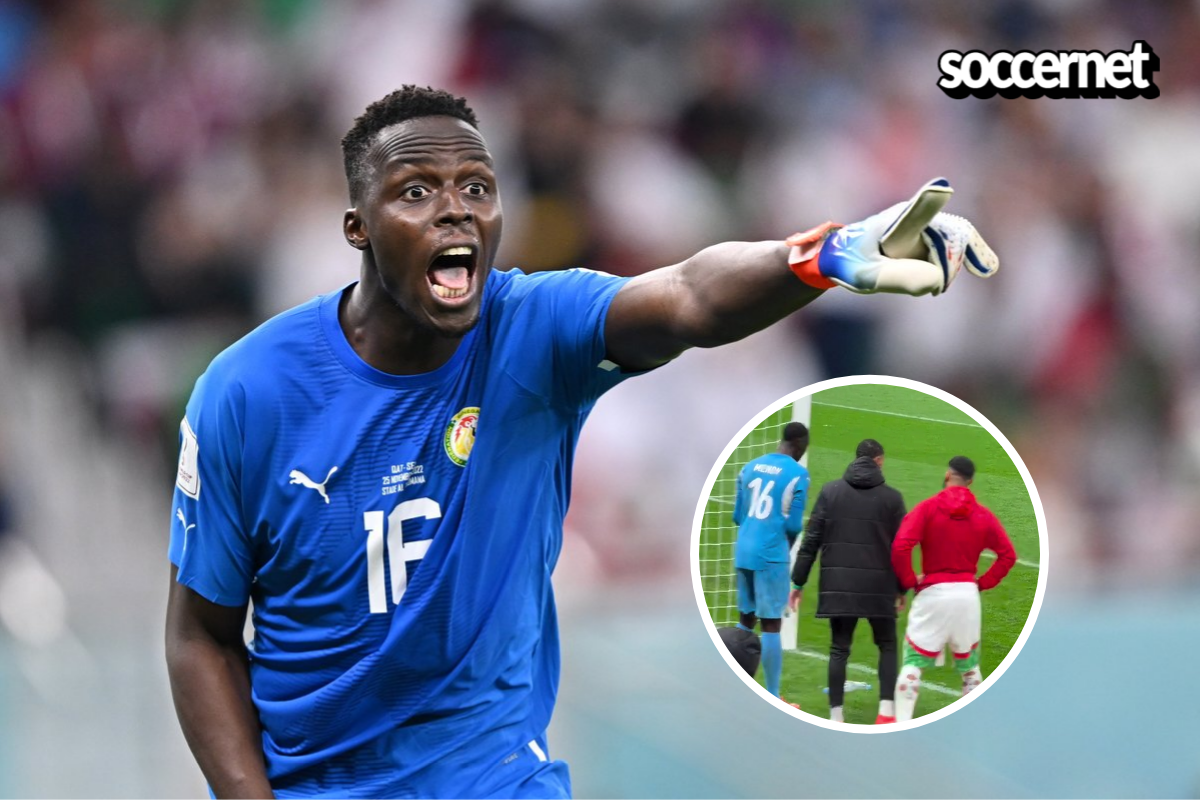 Edouard Mendy with Pip