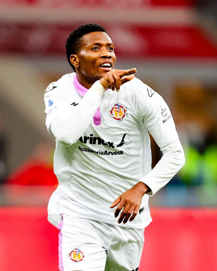 Nigerian forward David Okereke 