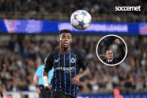 Club Brugge head coach reacts to Onyedika substitution scuffle