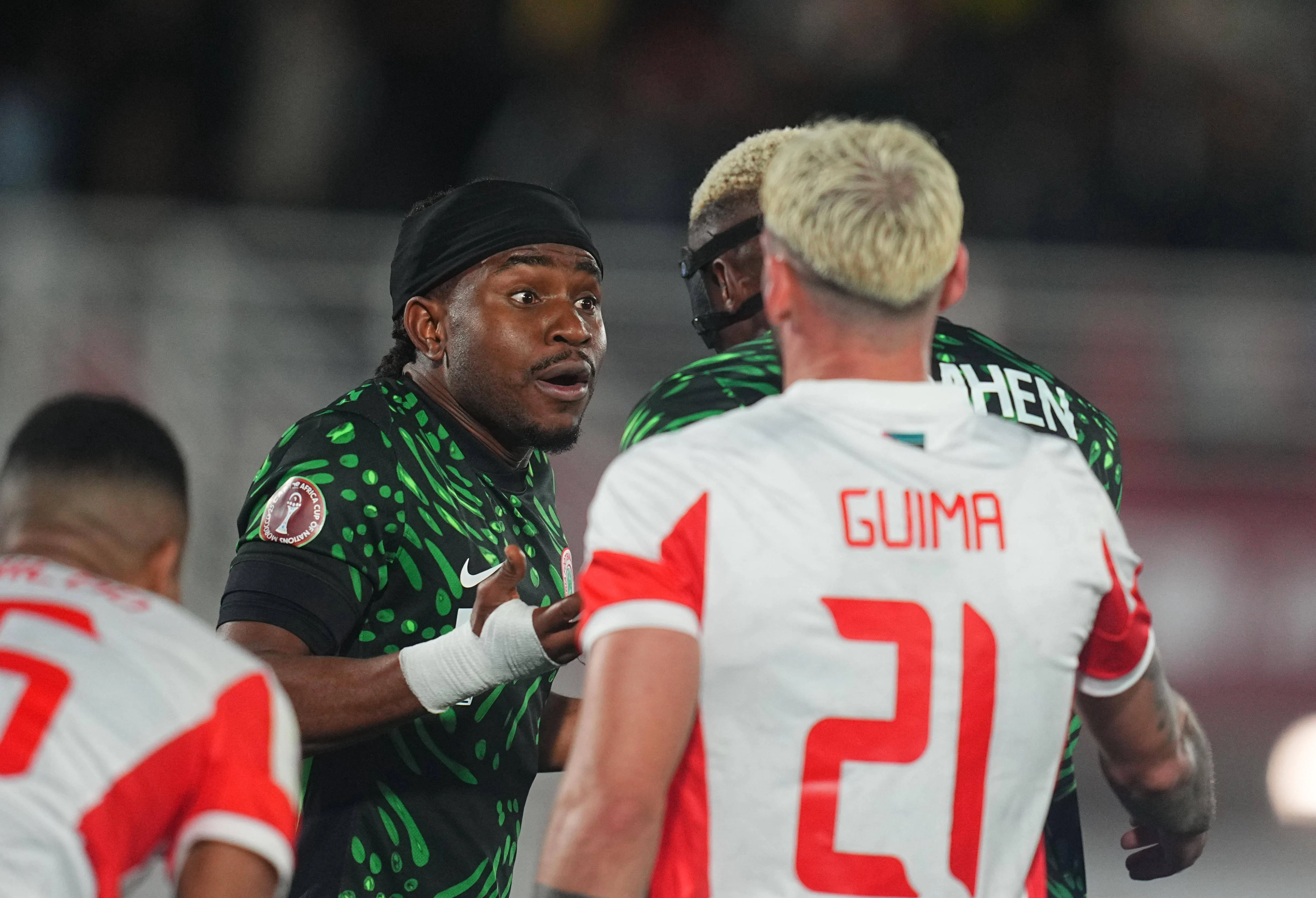 Ademola Lookman and Victor Osimhen 