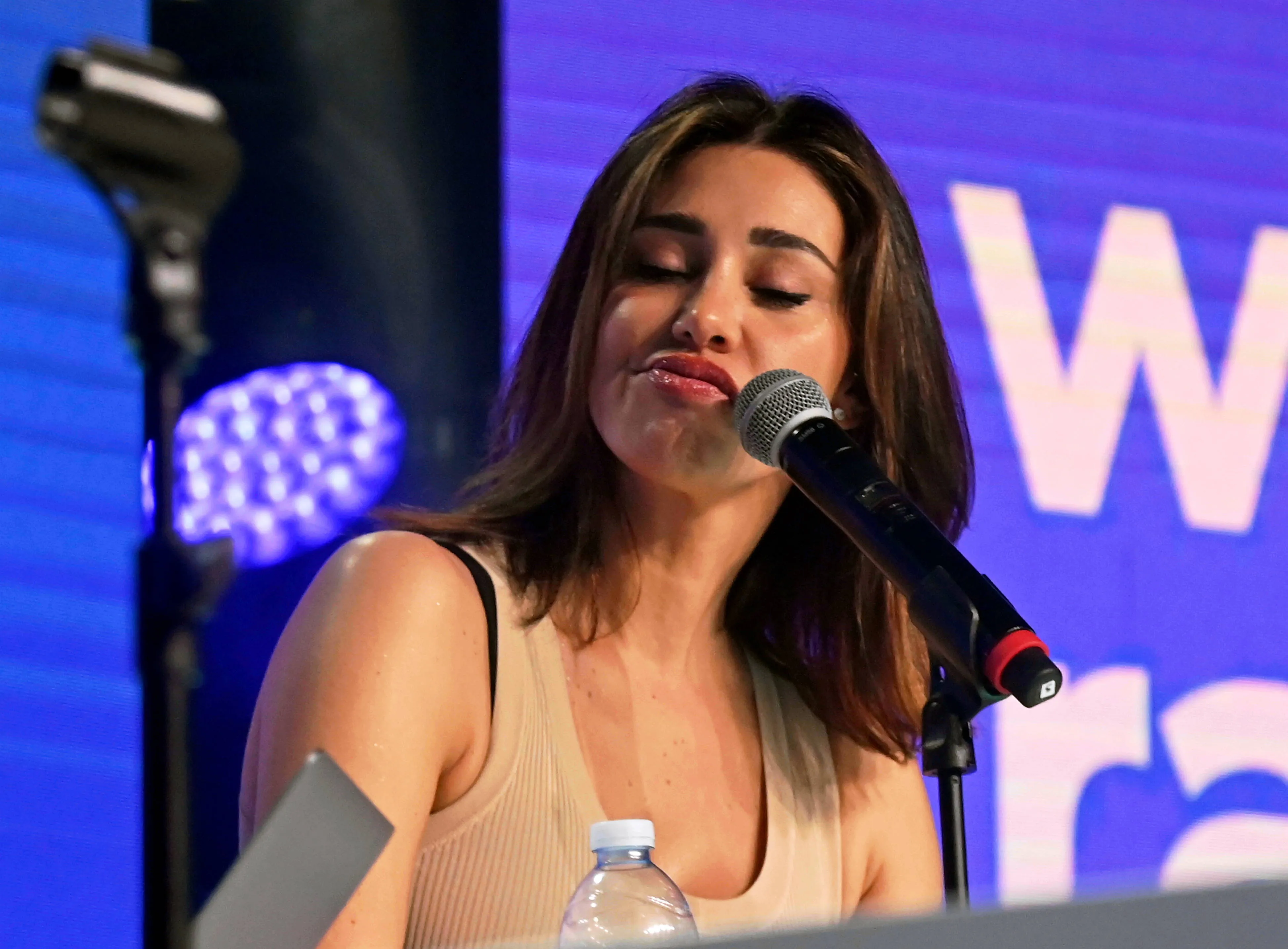 Argentine-Italian singer Belen Rodriguez